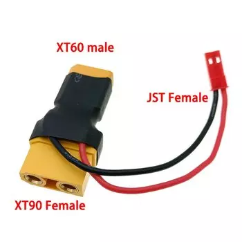 XT90 к XT 60 розетка Штекер JST преобразователь зарядного кабеля адаптер питания для фотолодки LiPo