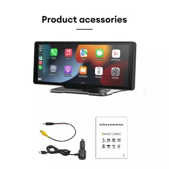 XUDA 10,26-дюймовый Carplay MP5-плеер Портативный BT Touch Srceen Беспроводной Carplay Android Автомобильное радио для Apple или Android Video