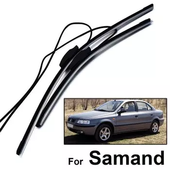 Xukey 2 шт./компл. комплект щеток стеклоочистителя переднего стекла для Samand, Иран, Khodro Samand, насадка омывателя, струйные распылители, дворники, запчасти для автомобиля, труба