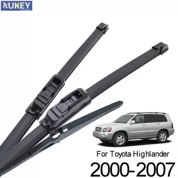 Xukey комплект щеток стеклоочистителя передней и задней двери для Toyota Highlander Kluger 2007 2006 2005 2004 2003 2002 2001 2000