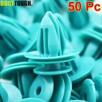 Xukey Универсальное синее автомобильное крыло, внутренняя дверная карта и зажим для панели отделки, заклепки, синие автомобильные крепежные зажимы, Стайлинг автомобиля