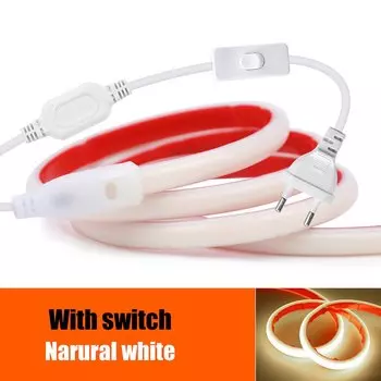 XUNATA COB светодиодная лента 220В 288 светодиодов