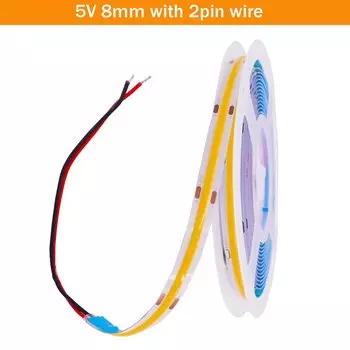 XUNATA COB светодиодная лента 5В 320 светодиодов