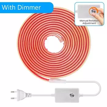 XUNATA Гибкая водонепроницаемая светодиодная лента 220В 288 светодиодов