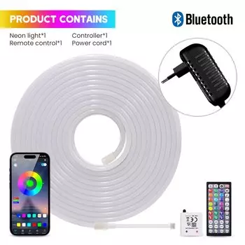 XUNATA RGB Неоновая светодиодная лента 24В 5/10/15/20 м