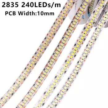 XUNATA светодиодная лента SMD 2835 5м белая/теплый белый/натуральный белый 12В/24В