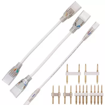 XUNATA Угловые коннекторы для светодиодной ленты 220В/110В