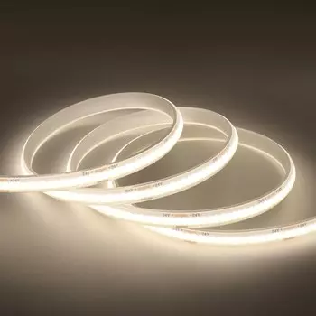 XUNATA Водонепроницаемая светодиодная лента COB 320 светодиодов/м 5/10/15 м