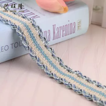 XWL 12 м/лот 3,5 см широкий занавес кружевная отделка окантовка ткань тесьма Кружевной занавес аксессуары лента Сделай Сам шитье диван подушка домашний декор