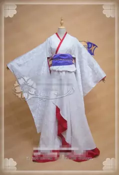 XXXholic Косплей ичихара Юко бабочка кимоно Косплей Костюм Хэллоуин костюмы для женщин Сделано/размер