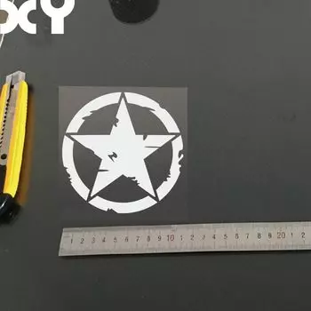 XY 11 см * 11 см армейские звезды графические наклейки для мотоцикла стиль автомобиля пятиконечная звезда