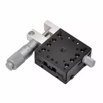 XY Axis TAM-401C TAM-401S Ручная прецизионная точная настройка смещения, алюминиевый слайд W * L * H: 40 * 40 * 38 мм, б/у