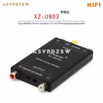 XZ-U803 Pro HIFI Тип MM/MC Phono усилитель LP виниловый фонограф предусилитель