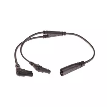 Y-splitter кабель питания HUXUAN черный