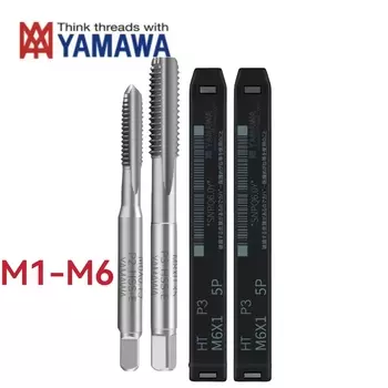 YAMAWA HSSE метрический прямой рифленый кран M1M1.2M1.4M1.5M1.6M2M2.2M2.5M3M3.5M4M5 M6 X0.25 0,45 0,9