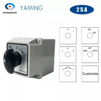 Переключатель Yaming Electric LW26-25/1M 25А