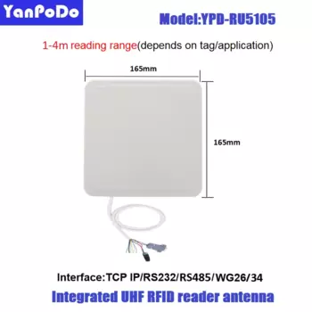 Yanpodo RFID-считыватель дальнего действия 1-4 м контроль доступа ip65 rs232 rs485 интерфейс wg26 бесплатно C++ SDK для системы оплаты за оплатой парковки