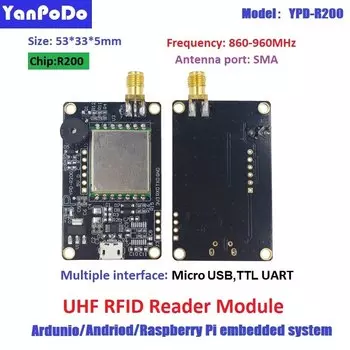 YANPODO YPD-R200 UHF RFID модуль для Raspberry