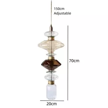 Янтарная светодиодная люстра IWP