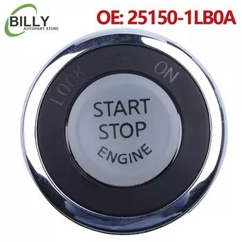 YAOPEI 25150-1LB0A 251501 LB0A Кнопка зажигания и остановки автомобиля для Nissan Maxima Altima Murano 2008-2014 Push Start Swi