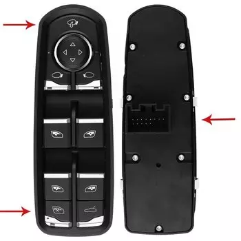 7PP959858AEDML Переключатель зеркала стеклоподъемника для Porsche Panamera Cayenne Macan 2011-2017 7PP959858AFDML 7PP959858
