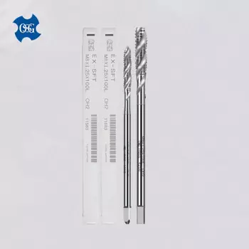 Япония OSG HSSE Удлинить 80 мм 100 мм 120 мм 150 мм Спиральный рифленый метчик M1.2M1.4M2 M2.5 M2.6 M3 M4 M5 M6 Машинный резьбовой метчик