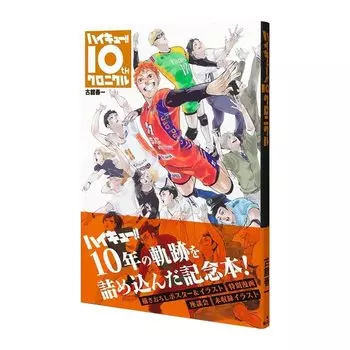 Японская иллюстрированная книга Haikyuu!! 10-летия