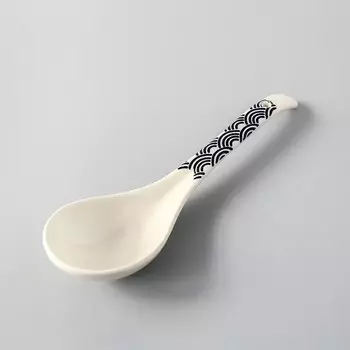 Японская керамическая ложка для супа