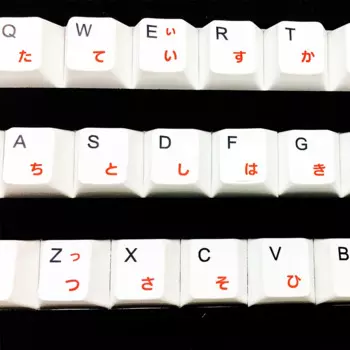 Японские колпачки для ключей с подсветкой PBT, сублимационные японские колпачки для ключей с 108 клавишами Cherry Mx, колпачки для механической клавиатуры