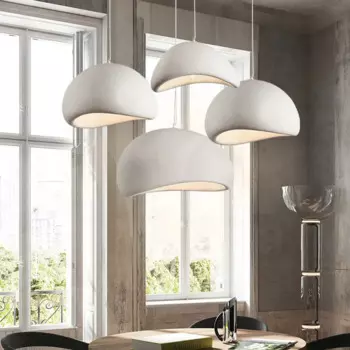 Японские подвесные светильники Wabi Sabi, современные минималистичные светильники E27 для спальни, кухни, искусственные потолочные люстры, подвесные светильники для гостиной