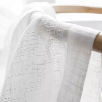 Японские шторы JESSANS белые просвечивающиеся