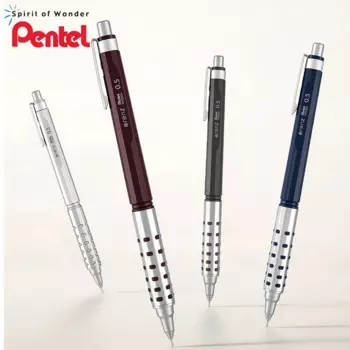 Японский механический карандаш Pentel XPP2005, 1 шт., автоматический выход сердечника, не легко сломать, свинцовый рисунок, 0,5 мм, школьные канцелярские принадлежности для студентов