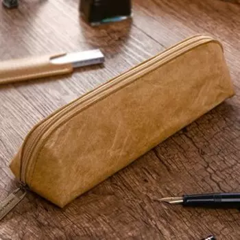 Японский пенал в стиле ретро — большая вместительная коробка для канцелярских принадлежностей простого дизайна для школьников и офиса