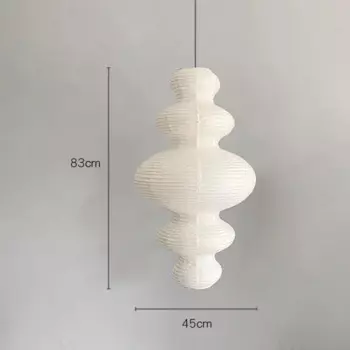 Японский подвесной светильник ваби-саби Акари, светодиодный подвесной светильник, люстра из рисовой бумаги, светильник для декора комнаты, кабинет, гостиная/столовая, спальня, бар