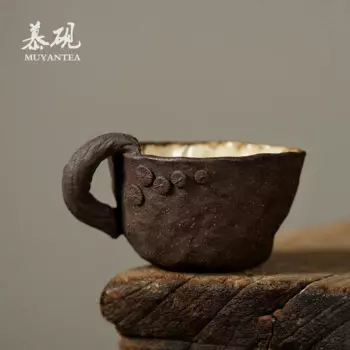 Японский ручной месильник MuYan jingdezhen, грубые керамические чашки, чашка для чая с одинарной чайной чашкой, чашка