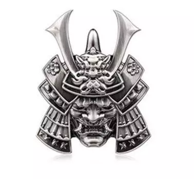 Японский самурайский Hannya металлический значок горячий значок в стиле черепа Pranjna металлический багажник автомобильные аксессуары для мотоциклов