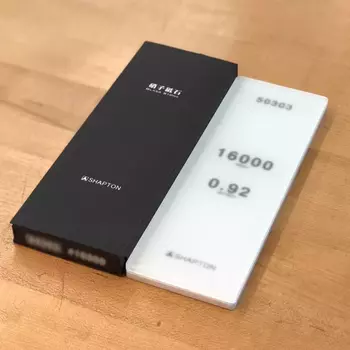 Японский стеклянный камень Shapton зернистостью 16000, 5 мм