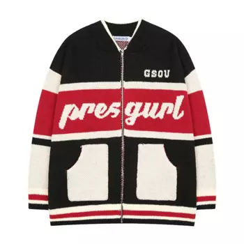 Японский свитер, кардиган для мужчин и женщин в стиле Харадзюку, свободные вязаные свитера на молнии в стиле пэчворк, Повседневная Уличная одежда в стиле хип-хоп, куртка, Осенний Топ