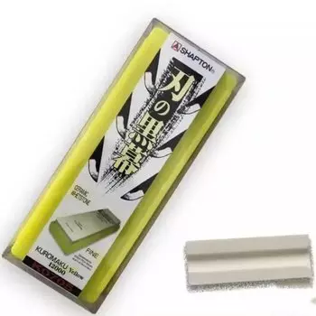 Японский точильный камень Shapton Kuromaku Traditional Pro (желтый), керамический точильный камень, зернистость 12000, модель # К0705