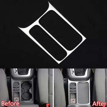 YAQUICKA автомобильная консоль, держатель для чашки с водой, рамка, накладка, Стайлинг, наклейка для Volkswagen Sharan 2013 2014 2015 2016, автомобильные чехлы