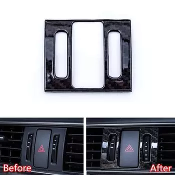 YAQUICKA для Mazda 6 Atenza 2017 2018, светильник из углеродного волокна для приборной панели автомобиля, предупреждающий светильник, лампа, переключатель, рамка, наклейка, аксессуары