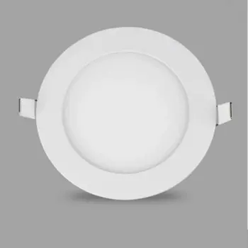 Яркая Светодиодная панель высокой мощности 15 Вт, светодиодный потолочный светильник, белый/теплый, Круглый квадратный круглый светодиодный панельный светильник 15 Вт, 195 мм * 20 мм