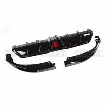 Яркий черный бампер из АБС-пластика и карбоновый бампер для заднего багажника Honda Civic 2016-2022 (с фото)