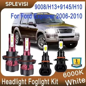 Ярко-белая Автомобильная фотовспышка 2006 лм для Ford Explorer 2007 2008 2009 2010