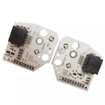 Ярко-белая светодиодная плата DRL для 2013 2014 2015, дневные ходовые огни Seat Leon 5F 0941475 5F 0941476