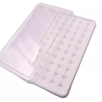 Ящик для хранения камней JAVRICK 50 нитей белый/черный