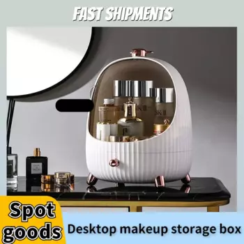 Ящик для хранения косметики со светодиодсветильник кой и защитой от воды и пыли