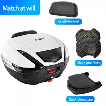 Ящик для хранения мотоцикла и электрического скутера e62 e68 tailbox мужской Универсальный утолщенный задний багажник