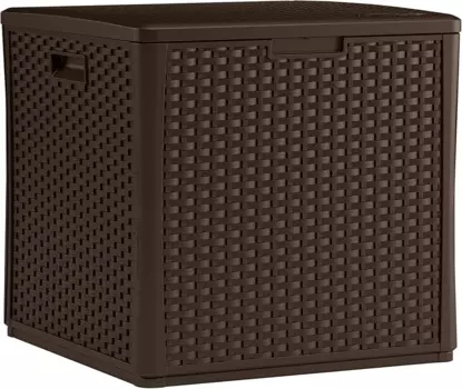 Ящик для хранения на открытом воздухе Suncast из смолы на 60 галлонов, Java
