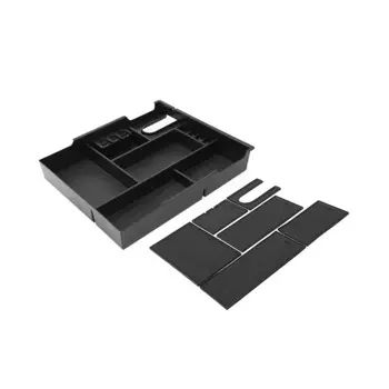 Ящик для хранения на подлокотнике центральной консоли с ковриком для Toyota Tundra 2014-2021, аксессуары-органайзер